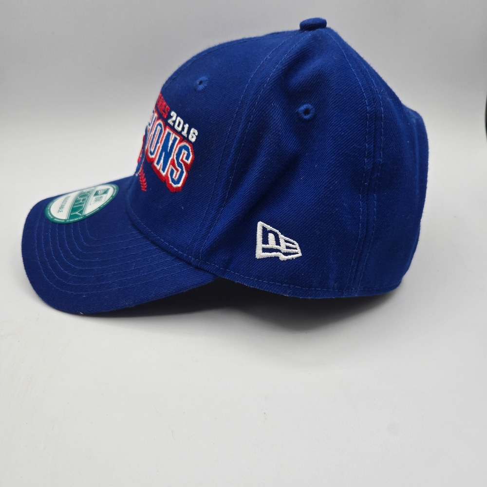 New Era Chicago Cubs Hat Mens OSFM Blue 2016 World Series Champions 9FORTY Cap - Picture 5 of 8